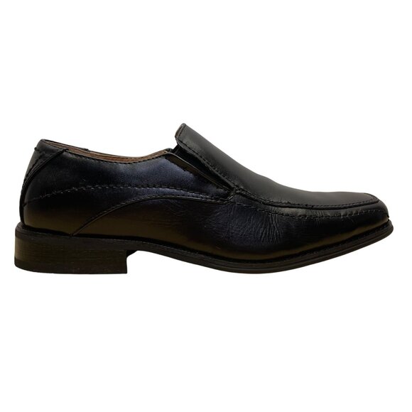 Joseph Abboud Men’s Black Genuine Leather Slip-On Dress Shoes Size 9.5M - Picture 1 of 8